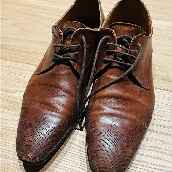 Luca del forte dress shoes size 41 8us - Picture 2 of 3